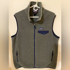 Patagonia Men’s Synchilla Fleece Vest Gray